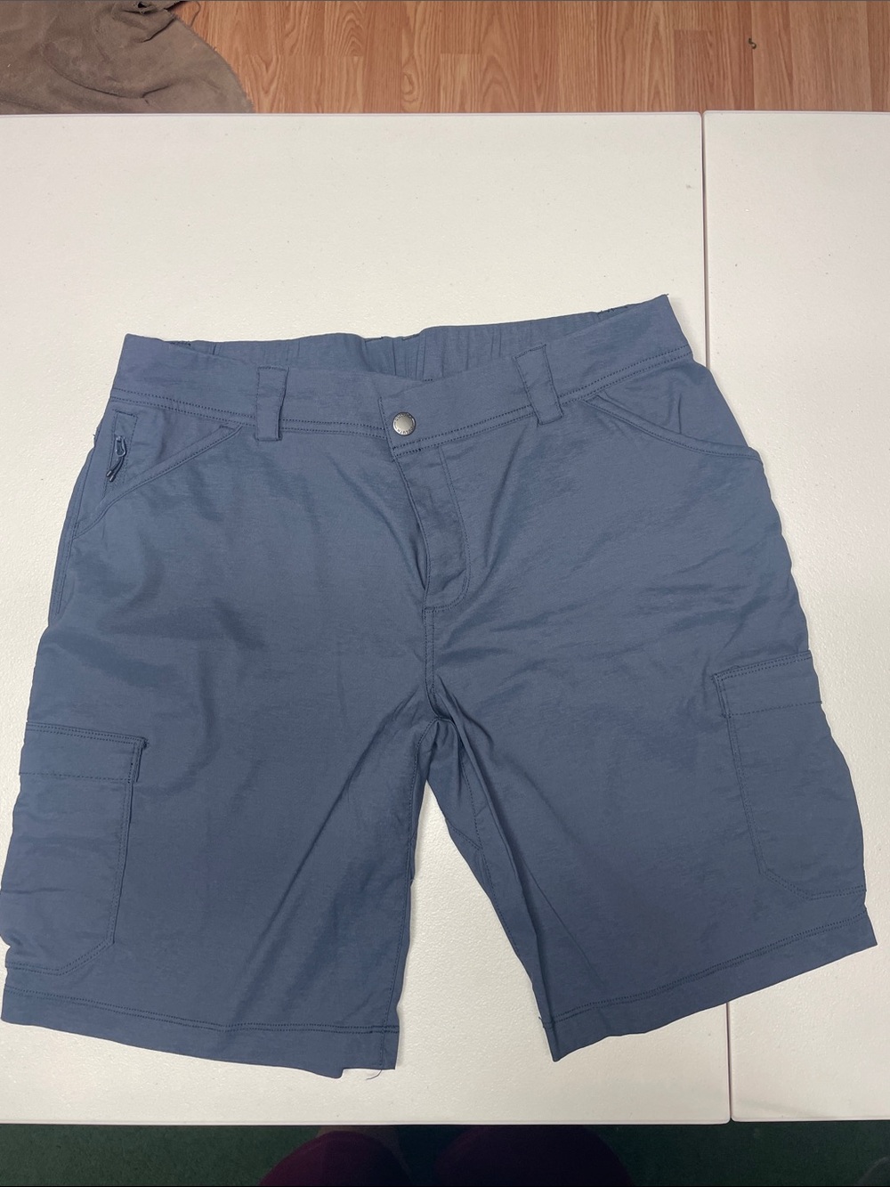 Duluth Trading Co Blue Women's Cargo Bermudas